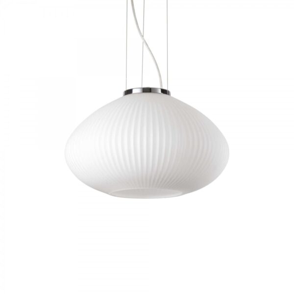 Ideal lux 285184 Plisse Lustr | E27 | Bílá