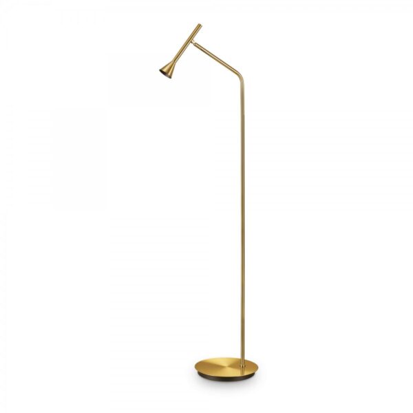 Ideal lux 285344 Diesis Pt LED stojací lampa | Teplá bílá | Barevný kov | Mosaz | 7W