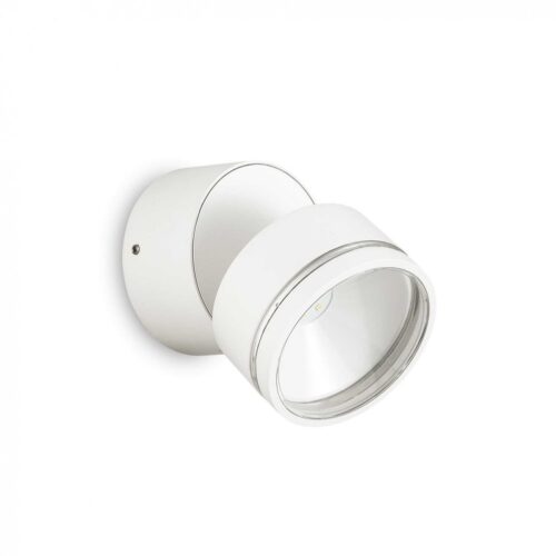 Ideal lux 285481 Omega Ap LED Nástěnné venkovní světlo | Přírodní bílá | Bílá | 7W