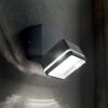 Ideal lux 285528 Omega Ap LED Nástěnné venkovní světlo | Přírodní bílá | Bílá | 7W