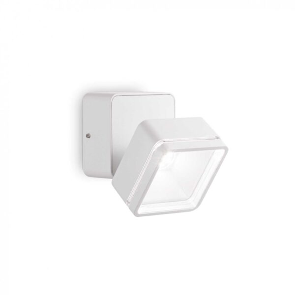 Ideal lux 285528 Omega Ap LED Nástěnné venkovní světlo | Přírodní bílá | Bílá | 7W
