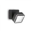 Ideal lux 285535 Omega Ap LED Nástěnné venkovní světlo | Přírodní bílá | Černá | 7W