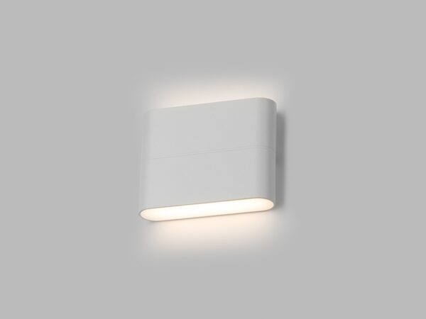 LED2 5131031 Flat LED Nástěnné venkovní světlo | Teplá bílá | Bílá