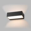 LED2 5130134 Kvader LED Nástěnné venkovní světlo | Teplá bílá | Černá | 12W