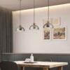 Trio 303400367 Delhi Lustr | E27 | Kov | Nerez