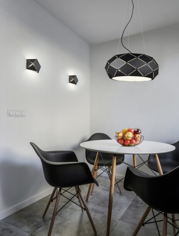 Trio 303500332 Zandor Lustr | E27 | Černá