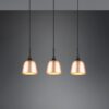 Trio 310800308 Chiron Lustr | E27 | Barevný kov | Mosaz