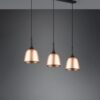 Trio 310800308 Chiron Lustr | E27 | Barevný kov | Mosaz