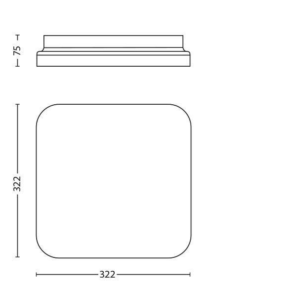 Philips 31110/31/P3 LED stropní svítidlo | Přírodní bílá | Bílá |  17 W