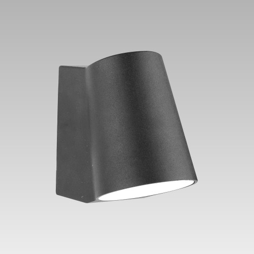 LUXERA 92031400 LED Nástěnné venkovní světlo | Přírodní bílá | 6W | Černá
