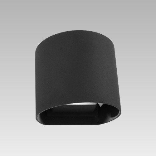 LUXERA 92031501 Gradus LED Nástěnné venkovní světlo | Přírodní bílá | 3W | Šedá