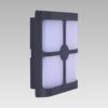 LUXERA 92031651 Austin LED Nástěnné venkovní světlo | Přírodní bílá | 20W | Bílá | Šedá
