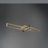 Trio 320310308 Salina LED stropní svítidlo | Teplá bílá | Černá | 34W
