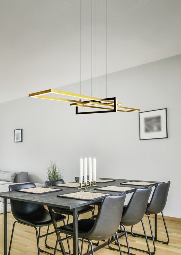 Trio 320310308 Salina LED stropní svítidlo | Teplá bílá | Černá | 34W