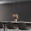 Trio 321611132 Tubular LED stropní svítidlo | Teplá bílá | 2W | Černá