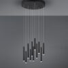 Trio 321691132 Tubular LED stropní svítidlo | Teplá bílá | 2W | Černá