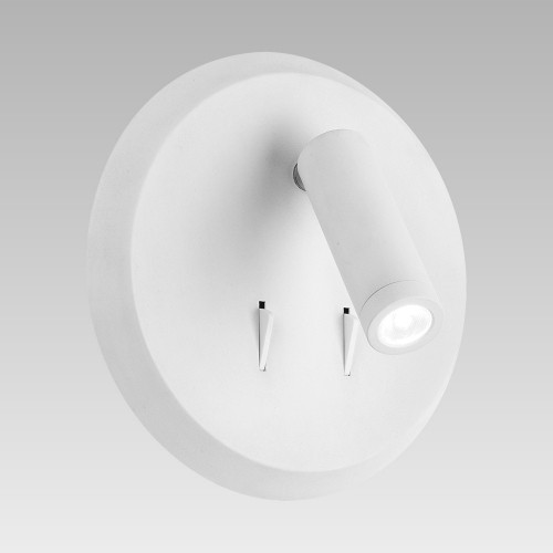 LUXERA 92032318 Maleo LED nástěnní svítidlo | Teplá bílá | 3W | Bílá