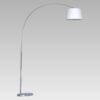 LUXERA 92032321 Median Stojací lampa | E27 | Bílá | Chrom | Kov