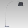 LUXERA 92032322 Median Stojací lampa | E27 | Černá | Chrom | Kov