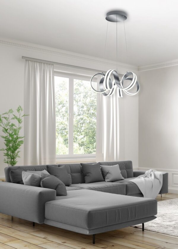 Trio 325010105 Carrera LED stropní svítidlo | Teplá bílá | 38W | 2