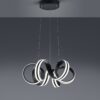Trio 325010132 Carrera LED stropní svítidlo | Teplá bílá | 38=4400lmW | Černá