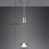 Trio 326510107 Franklin LED stropní svítidlo | Teplá bílá | Kov | Nikl | 9W