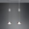 Trio 326510207 Franklin LED stropní svítidlo | Teplá bílá | Kov | Nikl | 2x9W