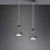 Trio 326510242 Franklin LED stropní svítidlo | Teplá bílá | Černá | 2x9W