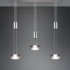 Trio 326510307 Franklin LED stropní svítidlo | Teplá bílá | Kov | Nikl | 3x9W