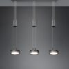 Trio 326510342 Franklin LED stropní svítidlo | Teplá bílá | Černá | 3x9W