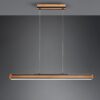 Trio 326610232 Deacon LED Dřevěný lustr | Variabilní | Černá | 40W