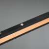 Trio 326610232 Deacon LED Dřevěný lustr | Variabilní | Černá | 40W