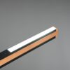 Trio 326610232 Deacon LED Dřevěný lustr | Variabilní | Černá | 40W