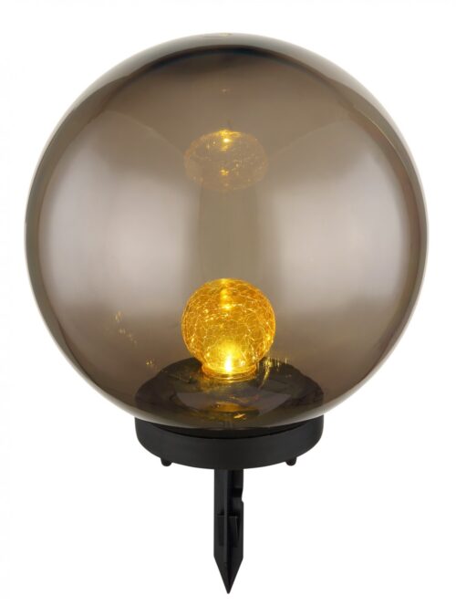 Globo 33827 Solar LED venkovní svítidlo | Teplá bílá | Šedá | Žlutá | 0,06W