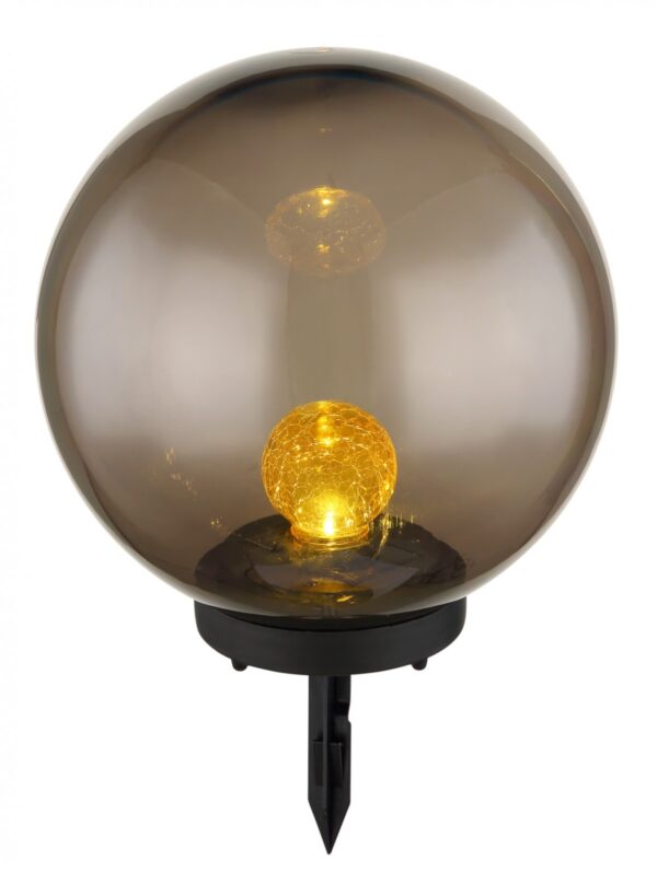 Globo 33827 Solar LED venkovní svítidlo | Teplá bílá | Šedá | Žlutá | 0,06W