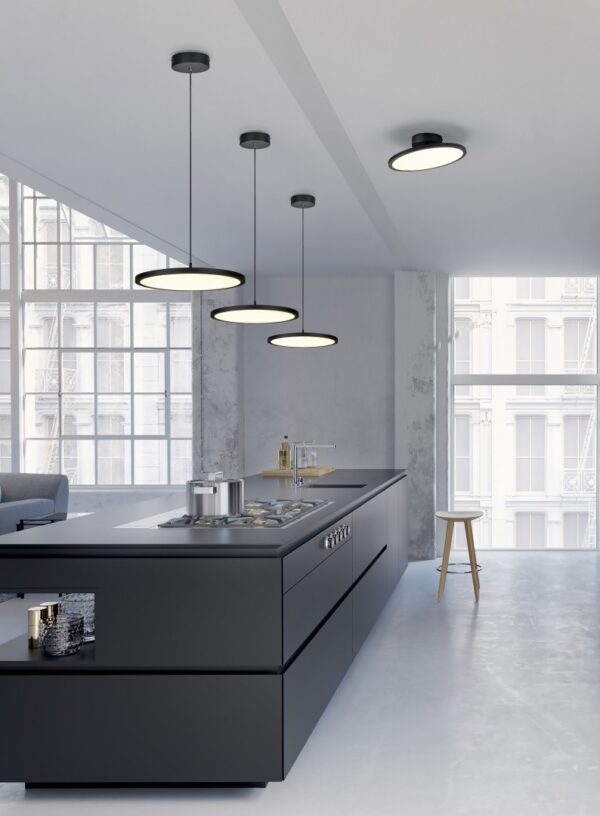 Trio 340910132 Tray LED stropní svítidlo | Teplá bílá | 29W | Černá
