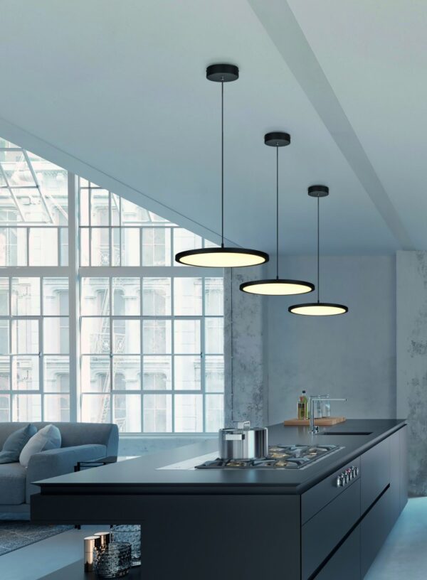 Trio 340910132 Tray LED stropní svítidlo | Teplá bílá | 29W | Černá