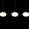 Trio 340910332 Tray LED stropní svítidlo | Teplá bílá | 3x10W | Černá