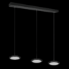 Trio 340910332 Tray LED stropní svítidlo | Teplá bílá | 3x10W | Černá