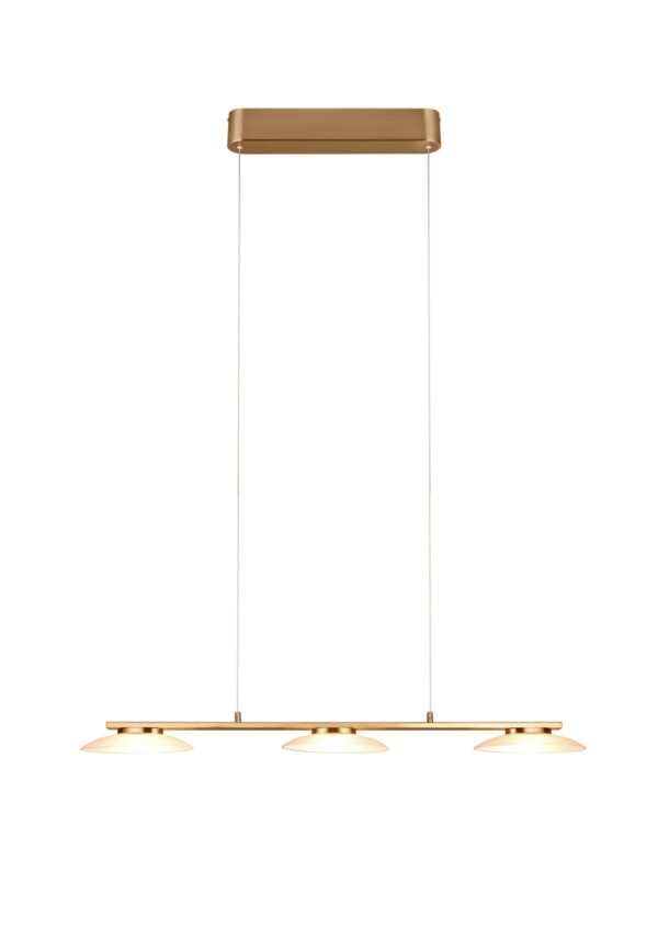 Trio 343610308 LED stropní svítidlo | Teplá bílá | 3x9W