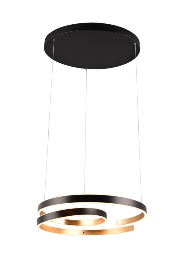 Trio 344110180 LED stropní svítidlo | Teplá bílá | 68W | Černá