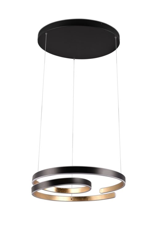 Trio 344110180 LED stropní svítidlo | Teplá bílá | 68W | Černá