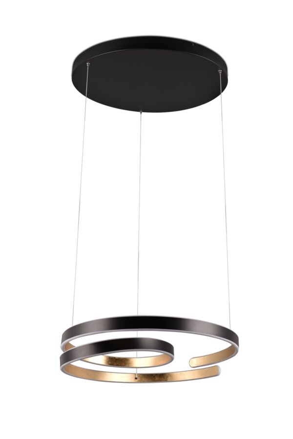 Trio 344110180 LED stropní svítidlo | Teplá bílá | 68W | Černá