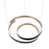 Trio 344110180 LED stropní svítidlo | Teplá bílá | 68W | Černá