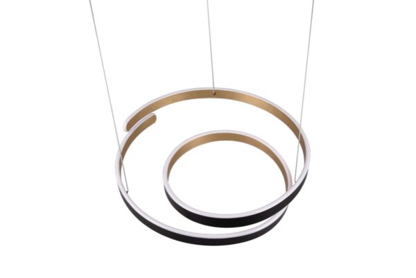 Trio 344110180 LED stropní svítidlo | Teplá bílá | 68W | Černá