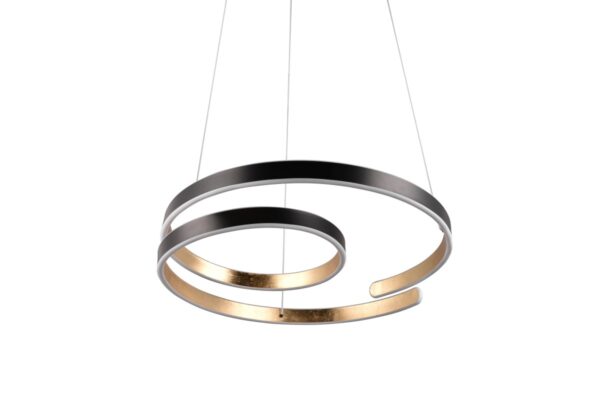 Trio 344110180 LED stropní svítidlo | Teplá bílá | 68W | Černá