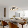 Trio 344110180 LED stropní svítidlo | Teplá bílá | 68W | Černá
