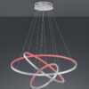 Trio 352710307 Aaron Smart LED stropní svítidlo | RGB | Variabilní | 80W | Kov | Nikl