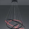 Trio 352710342 Aaron Smart LED stropní svítidlo | RGB | Variabilní | 80W | Černá
