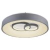 Globo 48416-50R LED stropní svítidlo | Variabilní | Bílá | Šedá | 50W